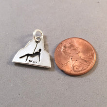 Load image into Gallery viewer, ZIP-LINE .925 Sterling Silver Charm Pendant Trees Forest Canopy HB07