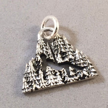 Load image into Gallery viewer, ZIP-LINE .925 Sterling Silver Charm Pendant Trees Forest Canopy HB07