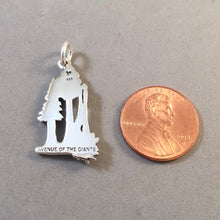 Load image into Gallery viewer, AVENUE OF GIANTS .925 Sterling Silver Charm Pendant Redwoods Shrine Drive Thru Tree Founders Immortal Dyerville Park California TW43