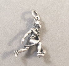 Load image into Gallery viewer, Sale! BOWLER .925 Sterling Silver 3-D Charm Pendant Sports Figural Bowling SL31H