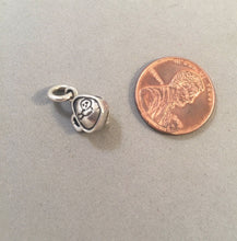 Load image into Gallery viewer, BOWLING BAG .925 Sterling Silver Small 3-D Charm Pendant Sports SH03