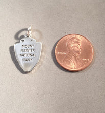 Load image into Gallery viewer, MT RAINIER MARMOT .925 Sterling Silver Charm Pendant National Park Sign Hoary Marmot NA09
