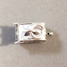 Load image into Gallery viewer, SHASTA TRAILER .925 Sterling Silver Charm Pendant .Vintage Style 40's 50's 60's RV Travel Camper Camping Caravan VH19