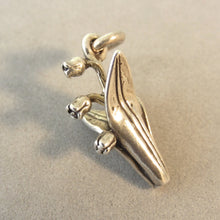 Load image into Gallery viewer, LILY of the VALLEY .925 Sterling Silver 3-D Charm Pendant Flower Garden ga45