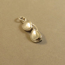 Load image into Gallery viewer, AVIATOR Style SUNGLASSES .925 Sterling Silver 3-D Charm Pendant Beach Glasses Sun du21