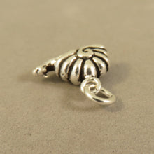 Load image into Gallery viewer, SNAIL .925 Sterling Silver 3-D Charm Pendant Garden Small Cute Escargot ga52