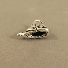 Load image into Gallery viewer, SNAIL .925 Sterling Silver 3-D Charm Pendant Garden Small Cute Escargot ga52