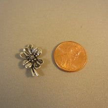 Load image into Gallery viewer, DOGWOOD .925 Sterling Silver 3-D Charm Pendant Tree Flower Blossom NC ga19