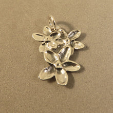 Load image into Gallery viewer, FORGET ME NOT .925 Sterling Silver Charm Pendant Flower Garden GA29