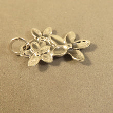 Load image into Gallery viewer, FORGET ME NOT .925 Sterling Silver Charm Pendant Flower Garden GA29