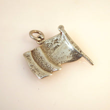 Load image into Gallery viewer, AMERICAN FLAG Waving .925 Sterling silver Charm Pendant USA Country Travel tu28