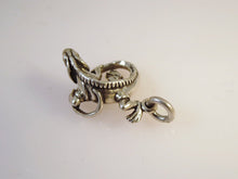 Load image into Gallery viewer, BEARDED DRAGON/ IGUANA .925 Sterling Silver 3-D Charm Pendant Lizard AZ01