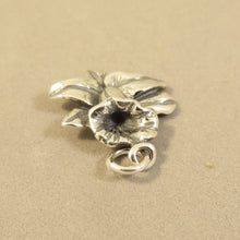 Load image into Gallery viewer, DAFFODIL .925 Sterling Silver 3-D Charm Pendant Flower Garden Bulb Festival Calla Lily ga44
