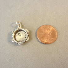Load image into Gallery viewer, TAMBOURINE .925 Sterling Silver 3-D Charm Pendant Band Folk Percussion Musical Instrument HB27