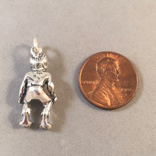 Load image into Gallery viewer, WOLFMAN .925 Sterling Silver 3-D Charm Pendant Halloween HH17