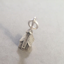 Load image into Gallery viewer, CHURCH .925 Sterling Silver 3-D Charm Pendant Faith Religion CE12