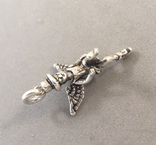 Load image into Gallery viewer, Sale! MAJORETTE ANGEL .925 Sterling Silver 3-D Charm Pendant SL81B
