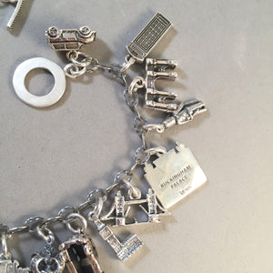 LONDON MEMORIES .925 Sterling Silver Travel Souvenir Charm Bracelet Bi –  Haylee's Silver