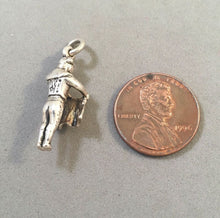 Load image into Gallery viewer, Sale! BULLFIGHTER .925 Sterling Silver 3-D Charm Pendant Spain Spanish Seville Matador Bull Fight Souvenir SL84M