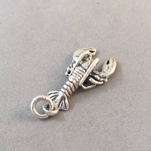 Load image into Gallery viewer, LOBSTER .925 Sterling Silver Charm Pendant Maine Hawaii NT78