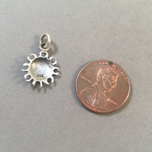 Load image into Gallery viewer, Sale! SUN FACE Detailed .925 Sterling Silver Charm Pendant SL83E