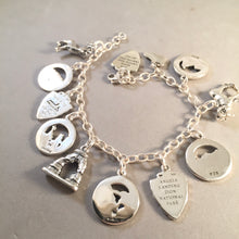 Load image into Gallery viewer, MIGHTY 5 UTAH .925 Sterling Silver Travel Souvenir Charm Bracelet Zion, Bryce, Capitol Reef, Canyonlands, Arches BRM5