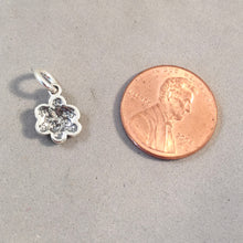 Load image into Gallery viewer, ROSETTE Small .925 Sterling Silver 3-D Charm Rose Flower SA06