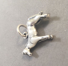 Load image into Gallery viewer, Sale! HORSE .925 Sterling Silver 3-D Charm Pendant mare Stallion Equestrian Cowboy SL47G