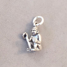 Load image into Gallery viewer, MAYAN STANDARD BEARER .925 Sterling Silver 3-D Charm Pendant Chitcen Itza Yucatan Mexico FM04