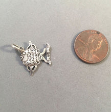 Load image into Gallery viewer, Sale! ANGEL FISH .925 Sterling Silver Charm Pendant SL77A