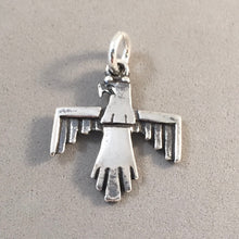 Load image into Gallery viewer, THUNDERBIRD .925 Sterling Silver Charm Pendant Arizona Eagle DS14