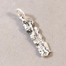 Load image into Gallery viewer, BACON SLICE .925 Sterling Silver Charm Pendant Food Kitchen Breakfast Pieces Pork KT72