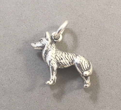 Sale! HUSKY .925 Sterling Silver 3-D Charm Pendant SL12J