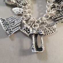 Load image into Gallery viewer, ITALY GRAND TOUR .925 Sterling Silver Travel Souvenir Charm Bracelet Rome Florence Venice and More!