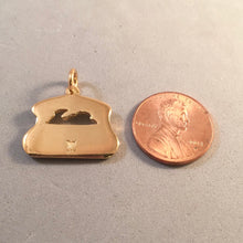 Load image into Gallery viewer, PIKE PLACE MARKET Gold Plated .925 Sterling Silver Charm Pendant Seattle Public Market Center NW14G