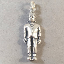 Load image into Gallery viewer, FRANKENSTEIN .925 Sterling Silver 3-D Charm Pendant Halloween Heavy HH16