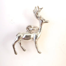 Load image into Gallery viewer, DEER/BUCK .925 Sterling Silver 3-D Charm Pendant FF04