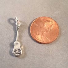 Load image into Gallery viewer, UKULELE .925 Sterling Silver 3-D Charm Pendant Music Instrument Hawaii HA03