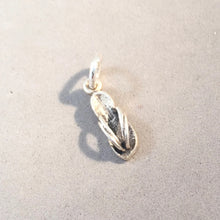 Load image into Gallery viewer, Sale! FLIP FLOP .925 3-D Sterling Silver Charm Pendant Beach Shoes Thongs Sandals SL05L