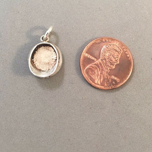 Sale! COAST GUARD CAP .925 Sterling Silver 3-D Charm Pendant Military SL36A