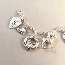 Load image into Gallery viewer, MIGHTY 5 UTAH .925 Sterling Silver Travel Souvenir Charm Bracelet Zion, Bryce, Capitol Reef, Canyonlands, Arches BRM5