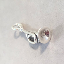 Load image into Gallery viewer, HORN  .925 Sterling Silver 3-D Charm Pendant Music Instrument Band BE08