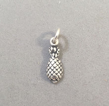 Load image into Gallery viewer, Sale! PINEAPPLE Tiny .925 Sterling Silver Charm Pendant Fruit Food Kitchen Hawaii Florida Costa Rica SL26R