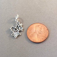 Load image into Gallery viewer, STARS .925 Sterling Silver Charm Celestial Night Sky Twinkle Astrology SC10