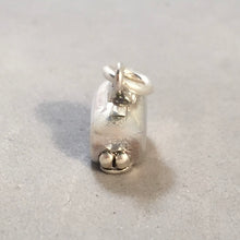 Load image into Gallery viewer, Airstream Style TRAVEL TRAILER .925 Sterling Silver Charm Pendant Canned Ham VH08