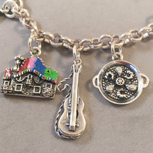 Load image into Gallery viewer, BARCELONA MEMORIES .925 Sterling Silver Travel Souvenir Charm Bracelet La Sagrada, Casa Batallo, Parc Guell Montserrat and More!