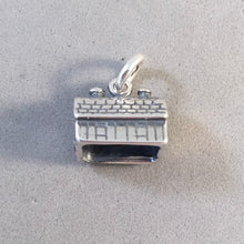 Load image into Gallery viewer, BARN .925 Sterling Silver 3-D Charm Pendant Ranch Farm CC14