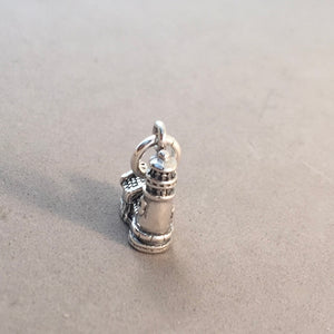HECETA HEAD LIGHTHOUSE .925 Sterling Silver Charm Pendant Oregon Coast Beach Pacific Ocean Florence nw26 (Copy)