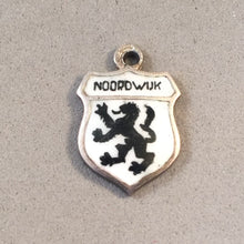 Load image into Gallery viewer, NOORDWIJK Vintage Travel Shield Enamel Charm Pendant Europe Netherlands VS-37