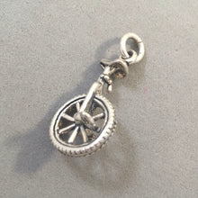 Load image into Gallery viewer, Sale! UNICYCLE .925 Sterling Silver 3-D Charm Pendant SL82E